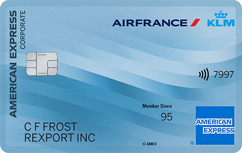 Apply for the KLM American Express Corporate Card programme